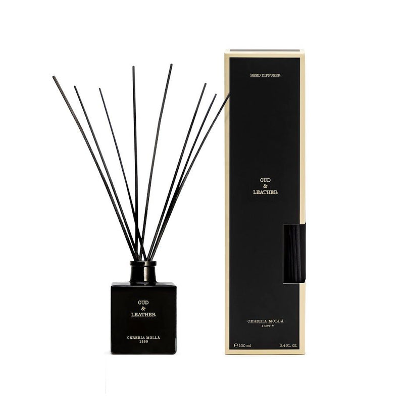 Oud & Leather 3.4 fl oz/100 ml. Premium Reed Diffuser