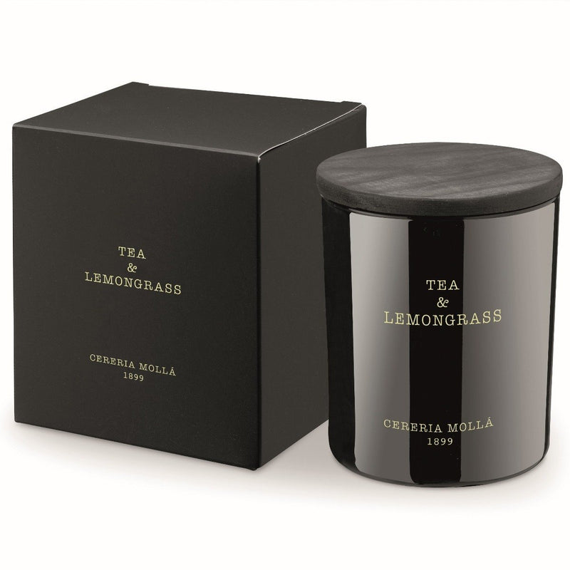 Tea and Lemongrass Black 8 oz/230 gm. Premium Candle