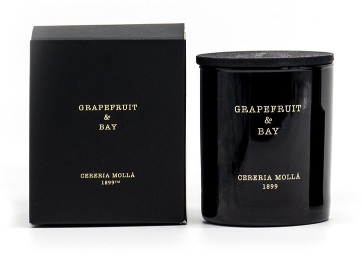 Grapefruit & Bay Black 8 oz/230 gm. Premium Candle