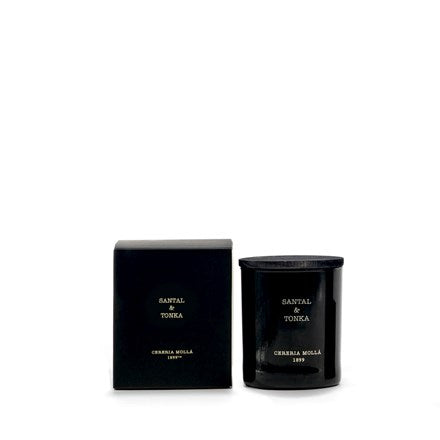 Santal & Tonka Black 8 oz/230 gm. Premium Candle