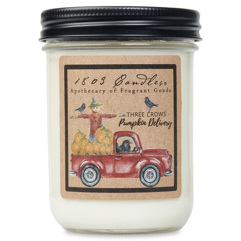 Three Crows Pumpkin Delivery Soy Candle