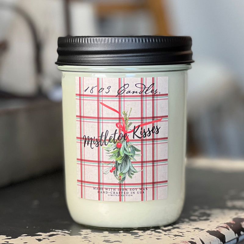 Limited Edition Mistletoe Kisses Soy Candle