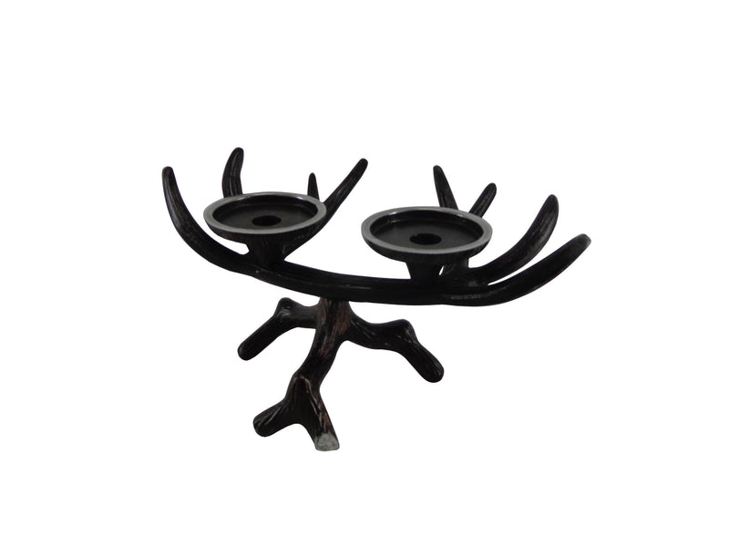 Metal Antler Candle Stand