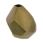 Faceted Vase - Brass