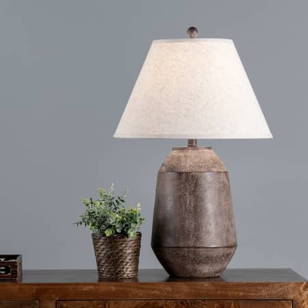 Brown 29-inch Vintage Table Lamp