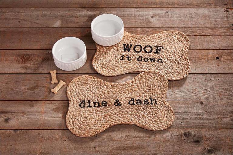 Woof Jute Dog Mat