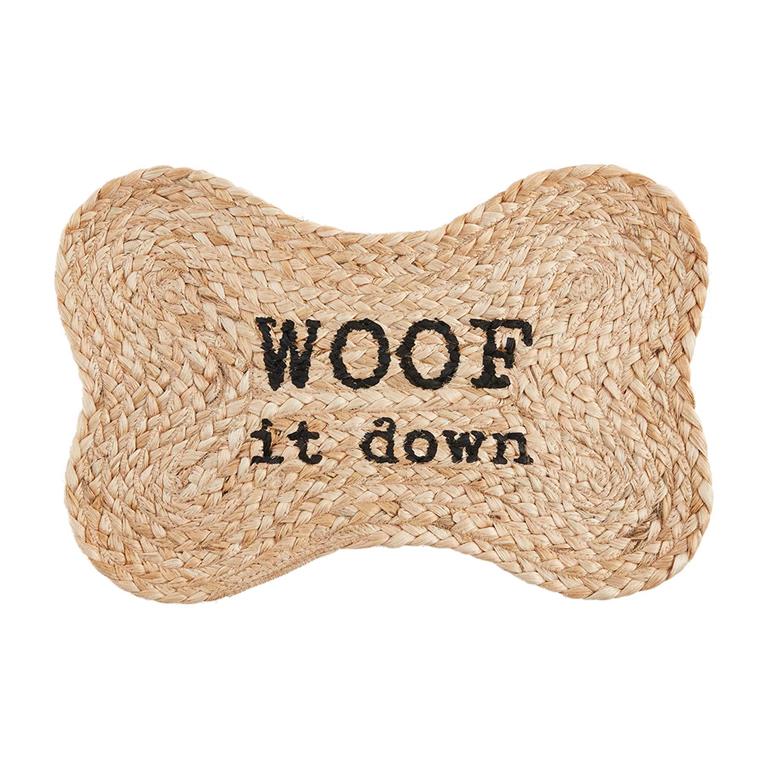 Woof Jute Dog Mat