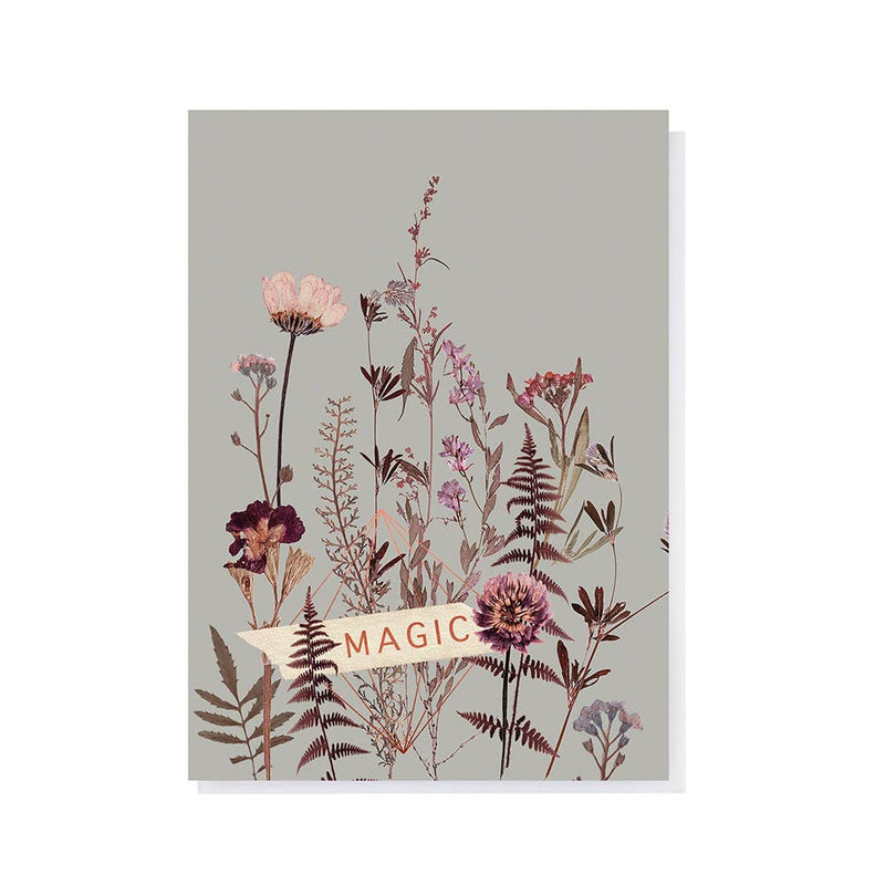 Flower Bed Greeting Card