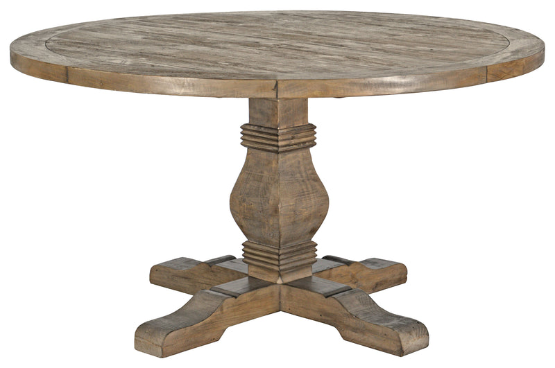 Round Dining Table - Gray