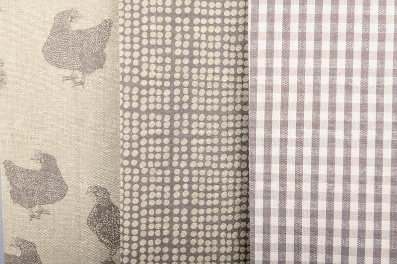 Henrietta Tea Towel Set of 3 Ash