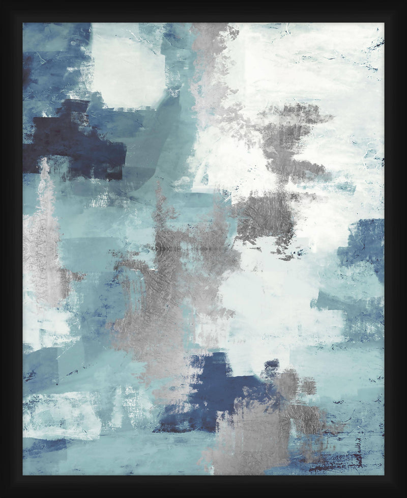 Ality Blue Ii 20'' x 18'' Framed Wall Art