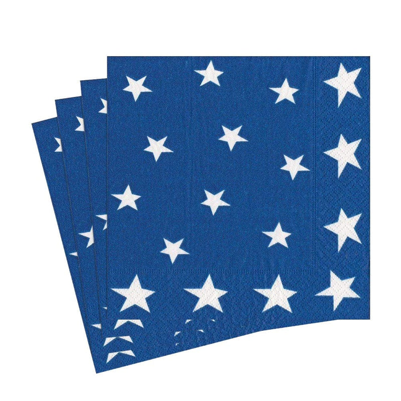 Stars and Stripes Paper Cocktail Napkins - 20 Per Package