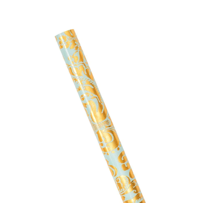 Palazzo Gift Wrapping Paper in Turquoise - 30" x 5' Roll