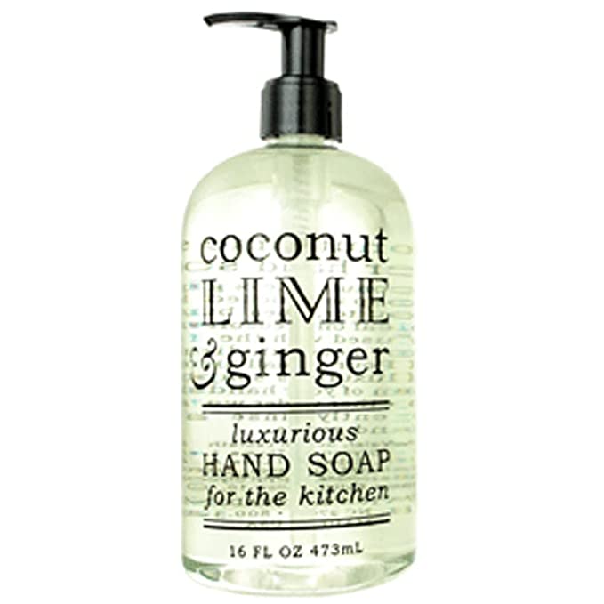 Coconut Lime Ginger Liquid Kitchen Hand Soap