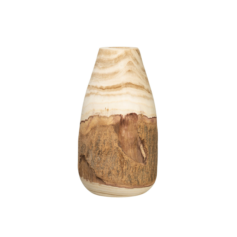 Paulownia Wood Medium Vase