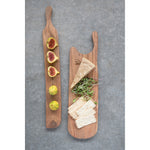 Acacia Wood Cheese/Cutting Board with Handle - Large