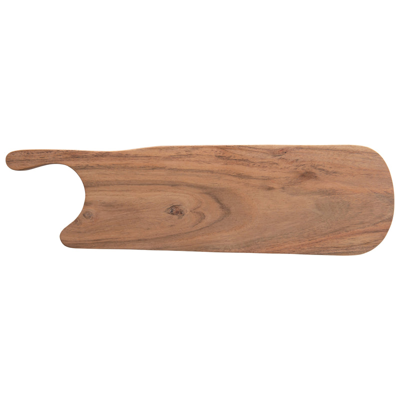 Acacia Wood Cheese/Cutting Board with Handle - Wide