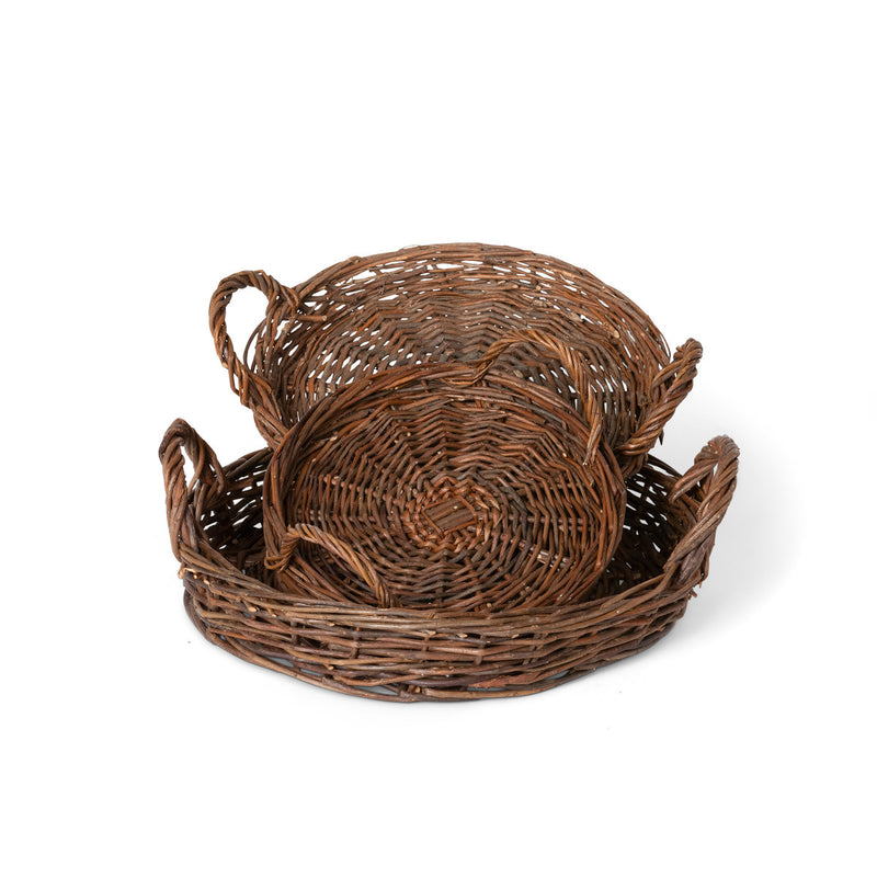 Round Willow Tray