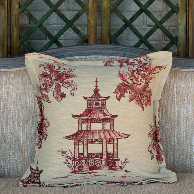 Coral Pagoda Pillow