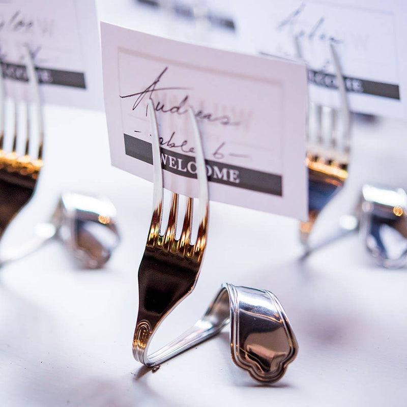 Twisted Fork Place Card Holder