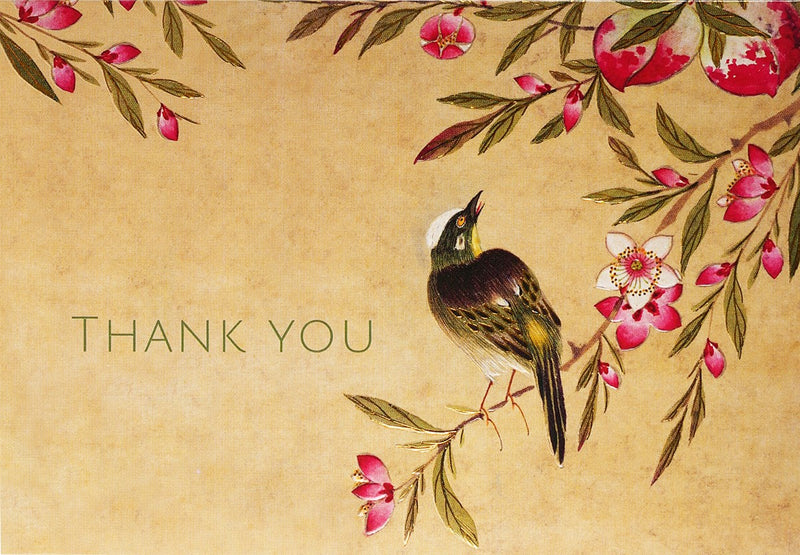 Thank You Note Peach Blossoms